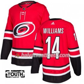Lasten NHL Carolina Hurricanes Pelipaita Justin Williams 14 Adidas 2017-2018 Punainen Authentic